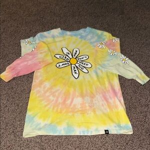 Jac Vanek Pastel Tie-Dye Long Sleeve Tee